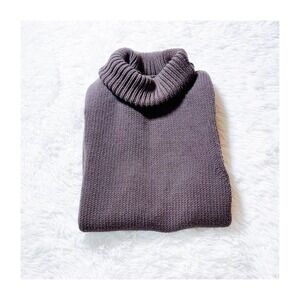 Michael Kors Brown Sleeveless Knit Turtleneck SZM